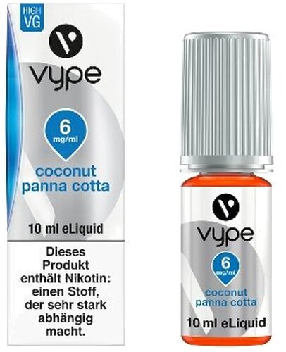 E-Liquid Vype Bottle Coconut Pana Cotta 6mg DESSERT COLLECTION