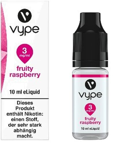 E-Liquid Vype Bottle Fruity Raspberry 3mg CLASICS COLLECTION