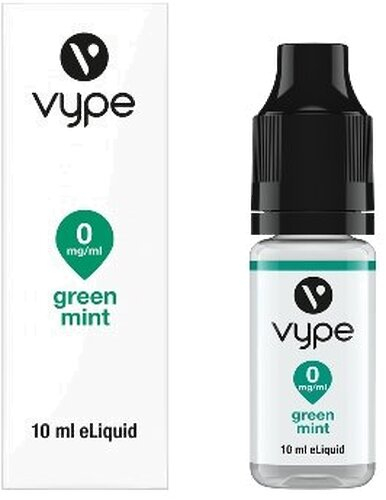E-Liquid Vype Bottle Green Mint 0mg CLASICS COLLECTION