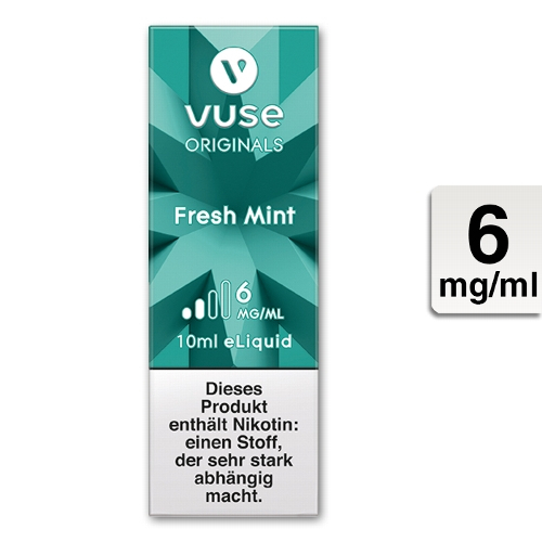 Vuse Bottle Fresh Mint 6mg CLASICS COLLECTION Vuse Bottle Fresh Mint 6mg CLASICS COLLECTION
