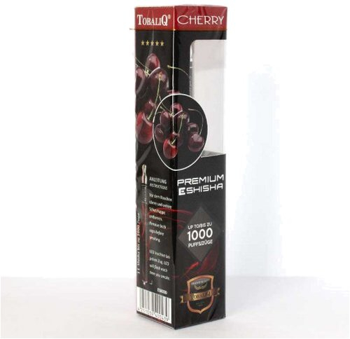 E-Shisha TOBALIQ Cherry 1000 Züge Premium E-Shisha TOBALIQ Cherry 1000 Züge Premium