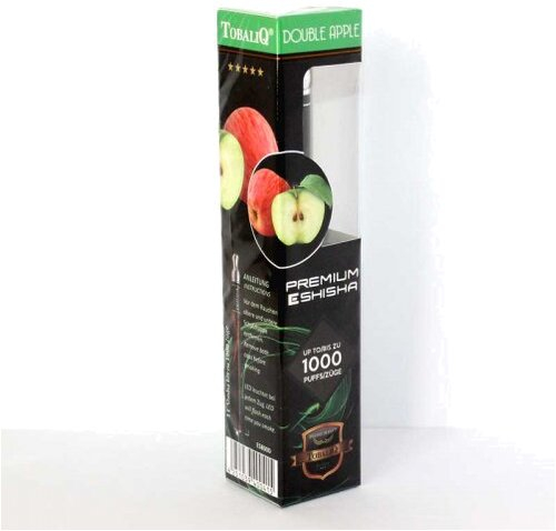 E-Shisha TOBALIQ Double Apple 1000 Züge Premium E-Shisha TOBALIQ Double Apple 1000 Züge Premium
