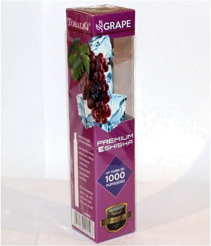 E-Shisha TOBALIQ Ice-Grape 1000 Züge E-Shisha TOBALIQ Ice-Grape 1000 Züge