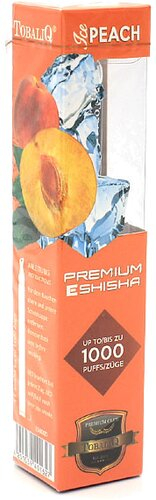 E-Shisha TOBALIQ ICE Peach 1000 Züge