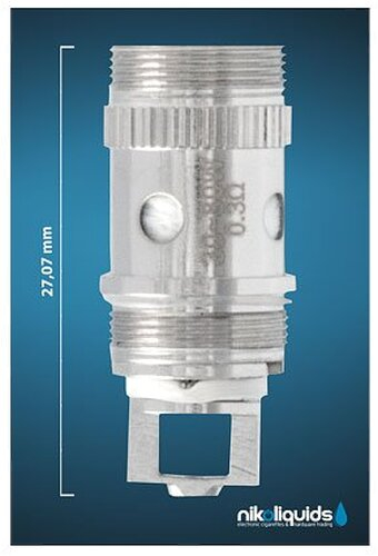 E-Verdampferkopf EC 0,3 Ohm für Eleaf Melo 2 und iJust2 E-Verdampferkopf EC 0,3 Ohm für Eleaf Melo 2 und iJust2