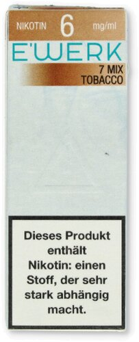 E-Werk Liquid 7 Mix Tabacco 6mg