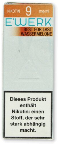 E-Werk Liquid Best for Last Wassermelone 9mg E-Werk Liquid Best for Last Wassermelone 9mg