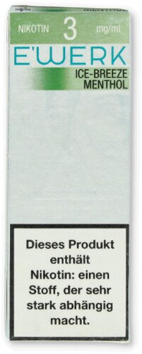 E-Werk Liquid Ice Breeze Menthol 3mg