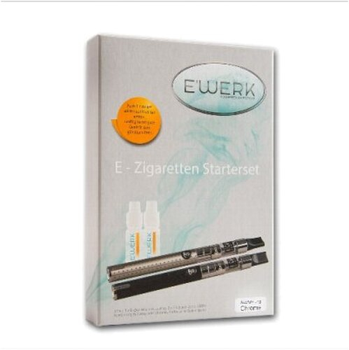 E WERK Starterset E-Zigarette JUSTFOG Silver + 2 Liquids 12mg E WERK Starterset E-Zigarette JUSTFOG Silver + 2 Liquids 12mg
