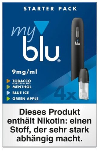 e-Zigarette myblu Starterpack Freebase 9mg Nikotin e-Zigarette myblu Starterpack Freebase 9mg Nikotin