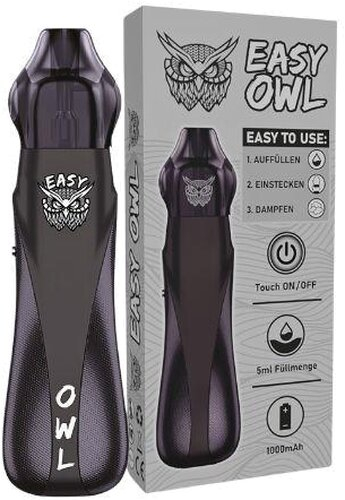 Easy OWL Pod Kit Black Carbon E-Zigarette Easy OWL Pod Kit Black Carbon E-Zigarette
