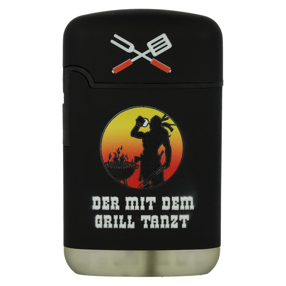Easy Torch 8 Jet Feuerzeug Relief Born to Grill Der mit dem Grill Tanzt Easy Torch 8 Jet Feuerzeug Relief Born to Grill Der mit dem Grill Tanzt