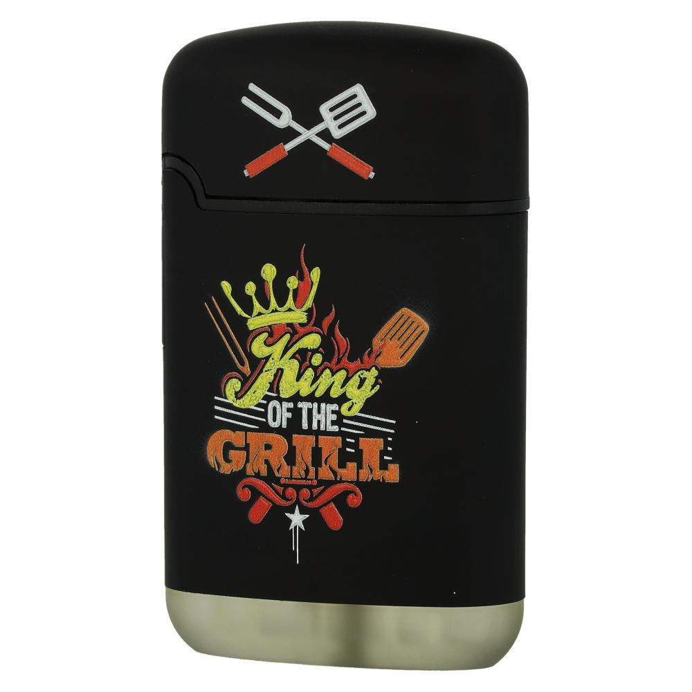Easy Torch 8 Jet Feuerzeug Relief Born to Grill King of the Grill Easy Torch 8 Jet Feuerzeug Relief Born to Grill King of the Grill
