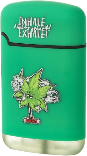 Easy Torch 8 Relief Feuerzeug Inhale Nichts gehört! Exhale! Grün