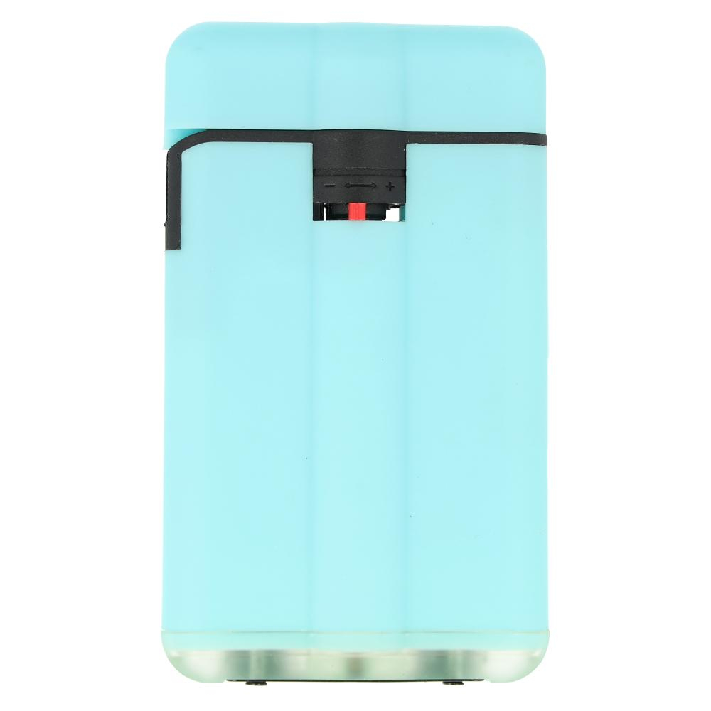 Easy Torch 8 Relief Feuerzeug Jetflame Powerflat Moneyclip Blau Easy Torch 8 Relief Feuerzeug Jetflame Powerflat Moneyclip Blau