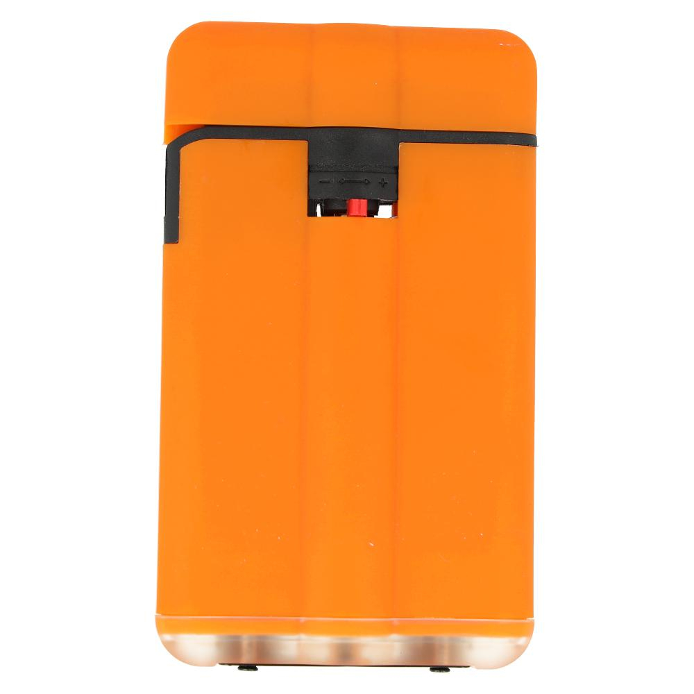 Easy Torch 8 Relief Feuerzeug Jetflame Powerflat Moneyclip Orange Easy Torch 8 Relief Feuerzeug Jetflame Powerflat Moneyclip Orange