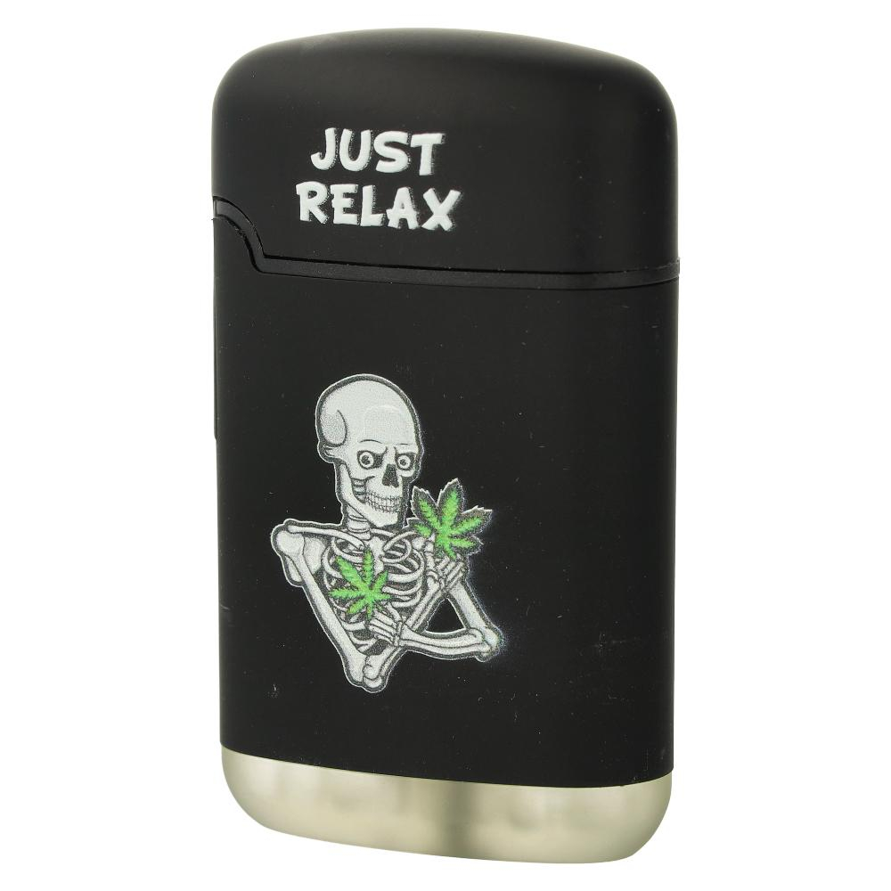 Easy Torch 8 Relief Feuerzeug Just Relax Schwarz Easy Torch 8 Relief Feuerzeug Just Relax Schwarz