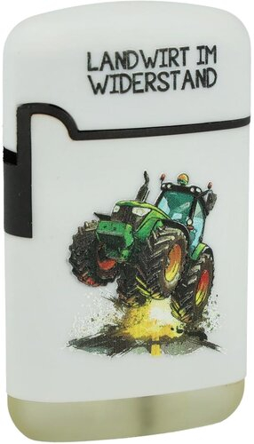 Easy Torch 8 Relief Feuerzeug Landwirt im Widerstand Weiß Nr.1 Easy Torch 8 Relief Feuerzeug Landwirt im Widerstand Weiß Nr.1