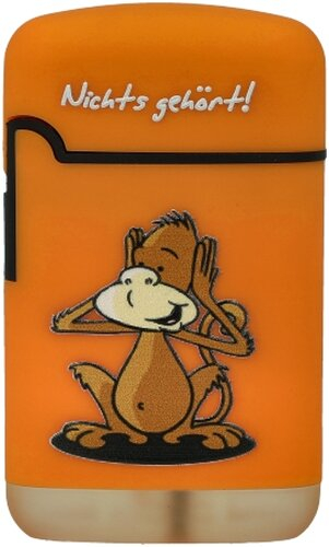 Easy Torch Affe Nichts gehört! Feuerzeug orange