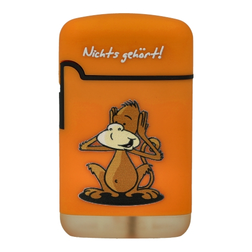 Easy Torch Affe Nichts gehört! Feuerzeug orange