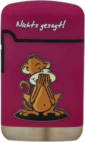 Easy Torch Affe Nichts gesagt! Feuerzeug lila