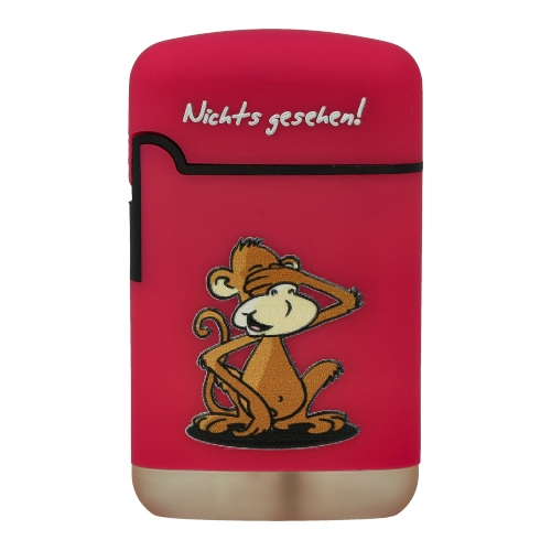 Easy Torch Affe Nichts gesehen! Feuerzeug Pink Easy Torch Affe Nichts gesehen! Feuerzeug Pink