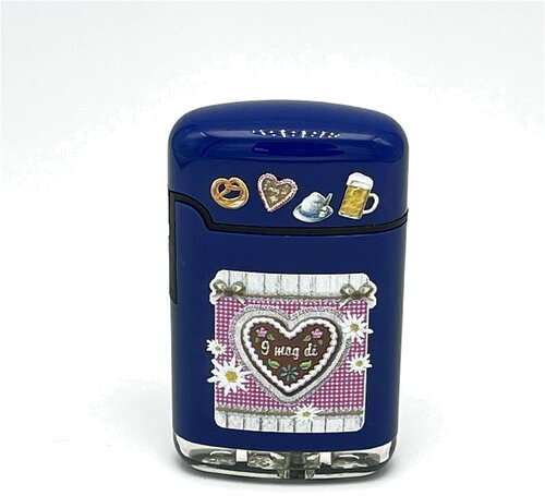 Easy Torch Bayern I mog di Herz Motiv Feuerzeug 