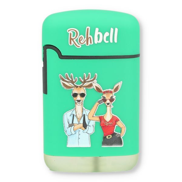 Easy Torch Feuerzeug 10v12 Rehe Grün Rehbell