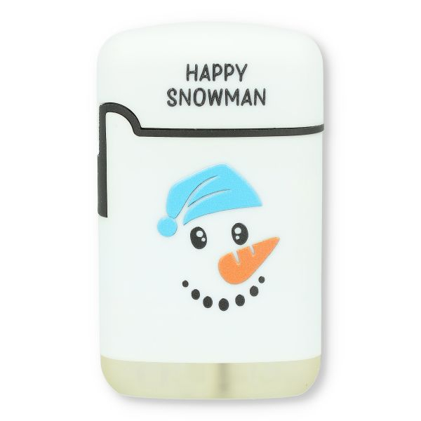 Easy Torch Feuerzeug 1v4 Winter Weiß HAPPY SNOWMAN Easy Torch Feuerzeug 1v4 Winter Weiß HAPPY SNOWMAN
