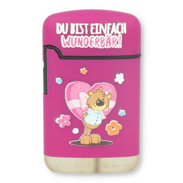 Easy Torch Feuerzeug 2v12 Bärchen Lila DU BIST EINFACH WUNDERBÄR!