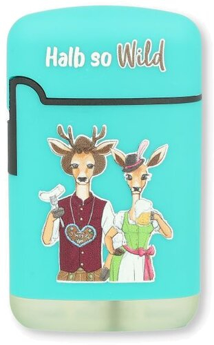 Easy Torch Feuerzeug 6v12 Rehe Türkis Halb so WILD