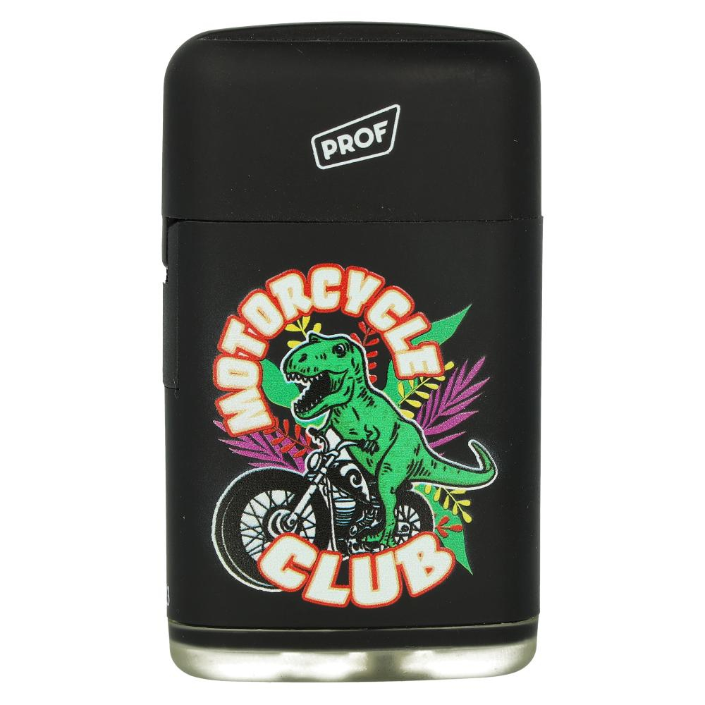 Prof Feuerzeug Cool Dino Motorcycle Club