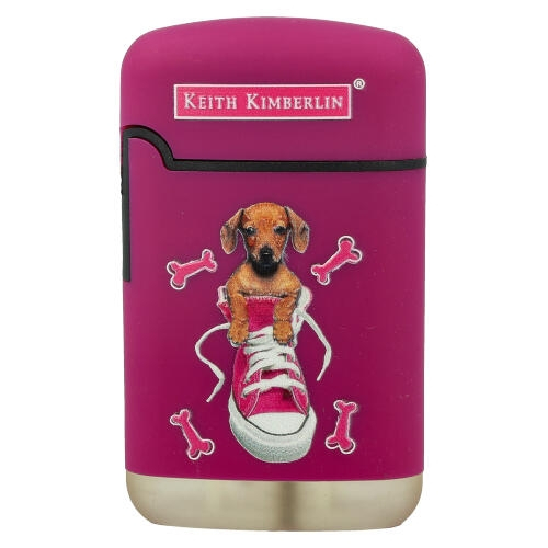 Easy Torch Feuerzeug Kimberlin Hunde im pinkem Schuh lila Easy Torch Feuerzeug Kimberlin Hunde im pinkem Schuh lila