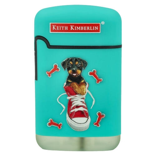 Easy Torch Feuerzeug Kimberlin Hunde im roten Schuh türkis Easy Torch Feuerzeug Kimberlin Hunde im roten Schuh türkis