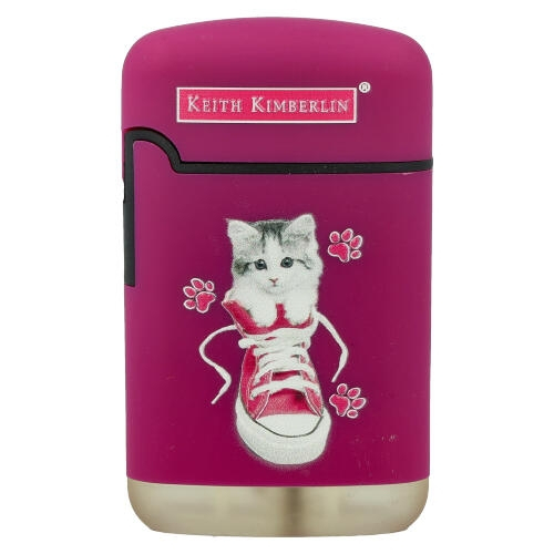 Easy Torch Feuerzeug Kimberlin Katzen im pinkem Schuh lila Easy Torch Feuerzeug Kimberlin Katzen im pinkem Schuh lila