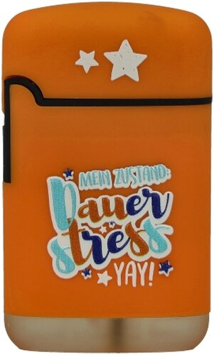 Easy Torch Feuerzeug Mein Zustand Dauer Stress YAY! orange