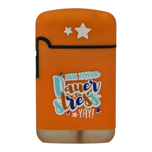 Easy Torch Feuerzeug Mein Zustand Dauer Stress YAY! orange Easy Torch Feuerzeug Mein Zustand Dauer Stress YAY! orange
