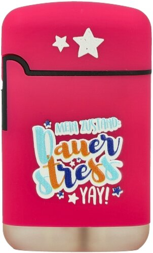Easy Torch Feuerzeug Mein Zustand Dauer Stress YAY! pink