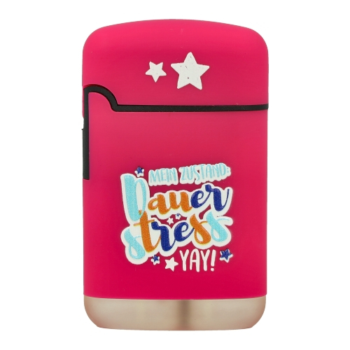 Easy Torch Feuerzeug Mein Zustand Dauer Stress YAY! pink Easy Torch Feuerzeug Mein Zustand Dauer Stress YAY! pink