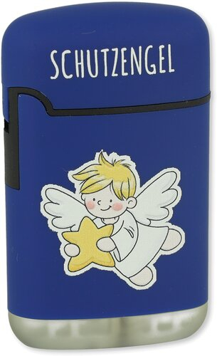 Easy Torch Feuerzeug Schutzengel Blau 2v4