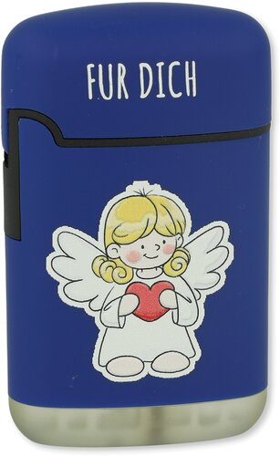 Easy Torch Feuerzeug Schutzengel Blau 4v4