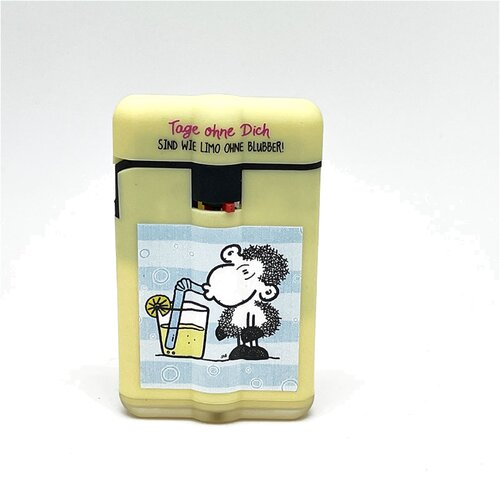 Easy Torch Feuerzeug Sheepworld Motiv 1 gelb Easy Torch Feuerzeug Sheepworld Motiv 1 gelb