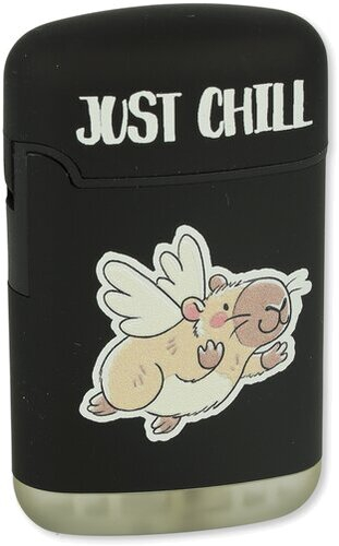 Easy Torch Feuerzeuge Capybara black 1v4 Just Chill