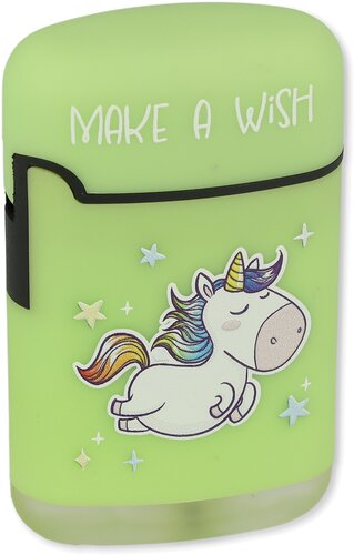 Easy Torch Feuerzeuge Einhorn Hellgrün 6v12 Make A Wish