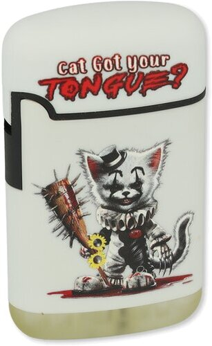 Easy Torch Feuerzeuge Sweet Dreams Weiß 1v4 Cat Got your Tongue?
