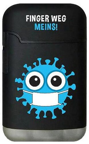 Easy Torch Finger Weg Meins! blau Feuerzeug