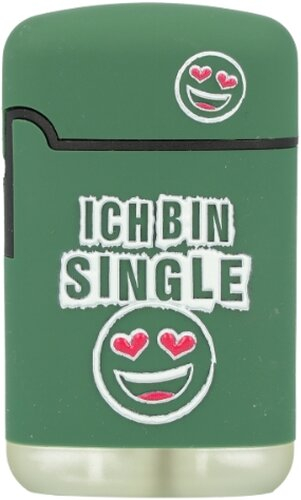 Easy Torch Ich bin Single Feuerzeug grün
