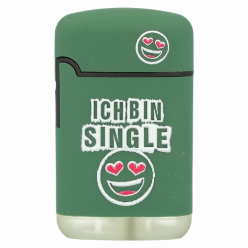 Easy Torch Ich bin Single Feuerzeug grün Easy Torch Ich bin Single Feuerzeug grün
