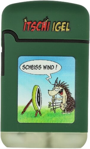 Easy Torch ITSCHI IGEL Feuerzeug Scheiss Wind! Easy Torch ITSCHI IGEL Feuerzeug Scheiss Wind!
