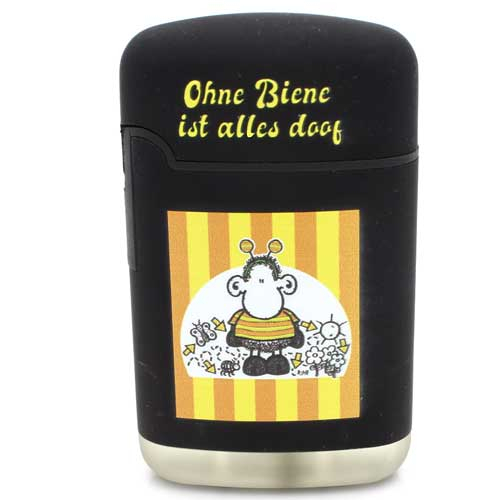 Easy Torch Jet Feuerzeug Ohne Biene ist alles doof schwarz Nr.1 Easy Torch Jet Feuerzeug Ohne Biene ist alles doof schwarz Nr.1